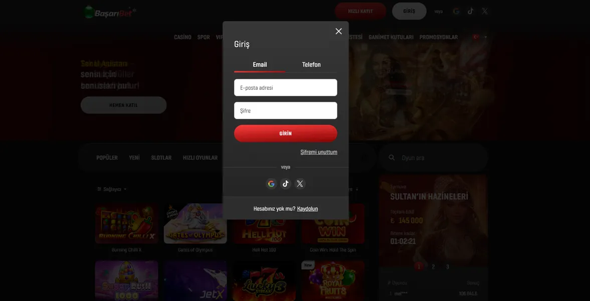BasariBet Giriş Adımları